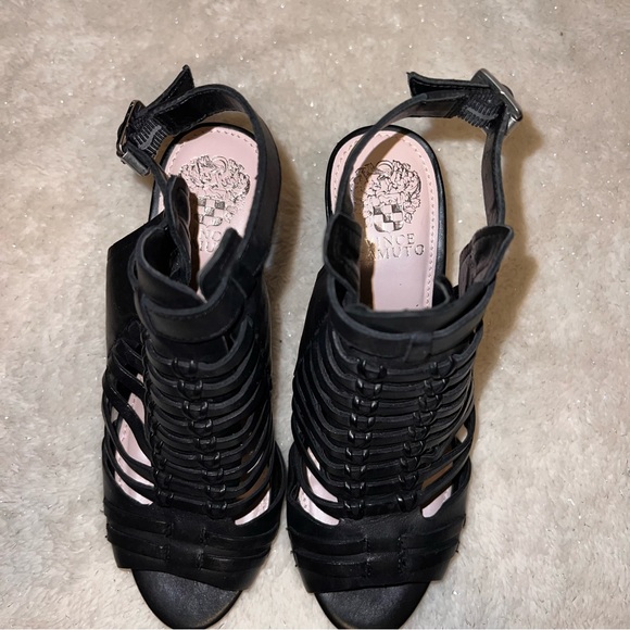 Vince Camuto black heels size 6 - Picture 5 of 12
